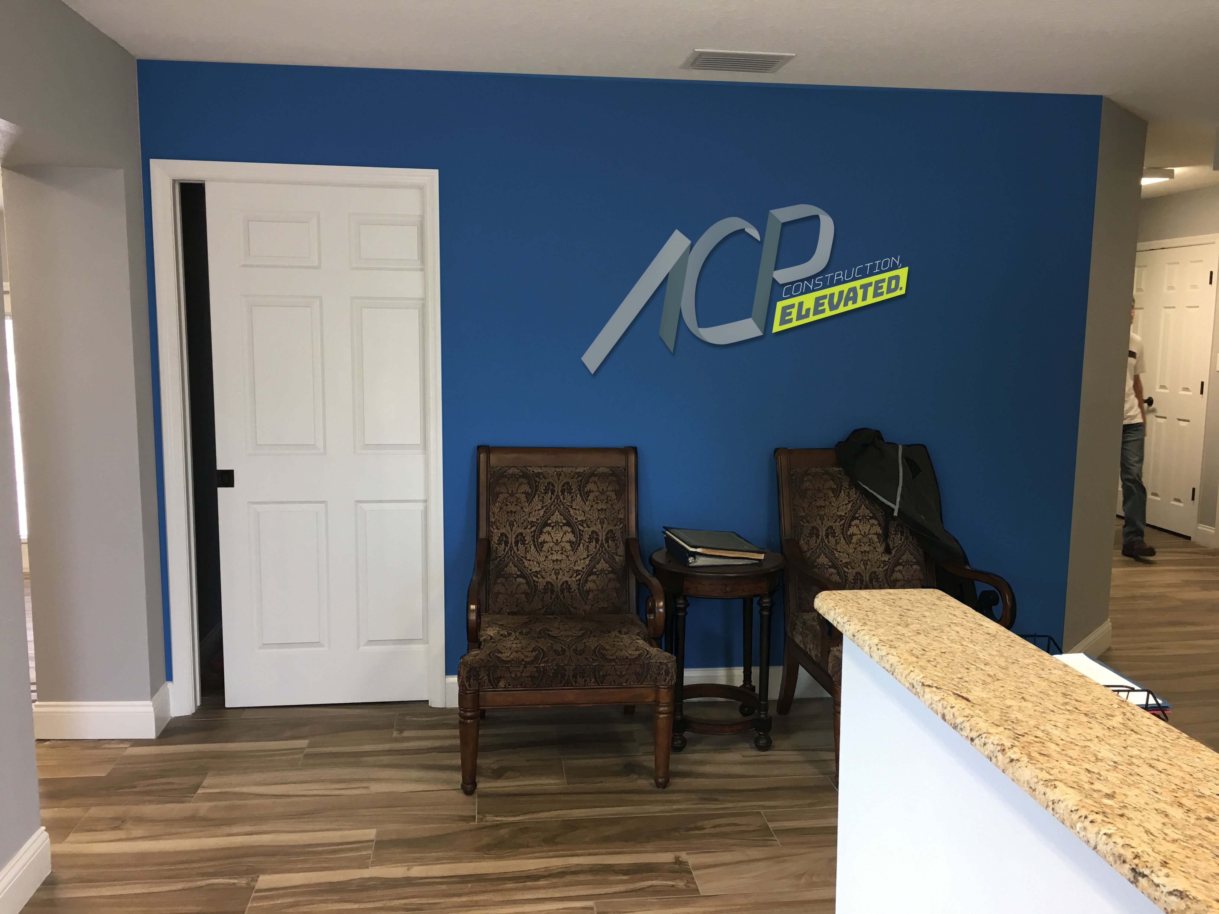 Interior branding/signage
