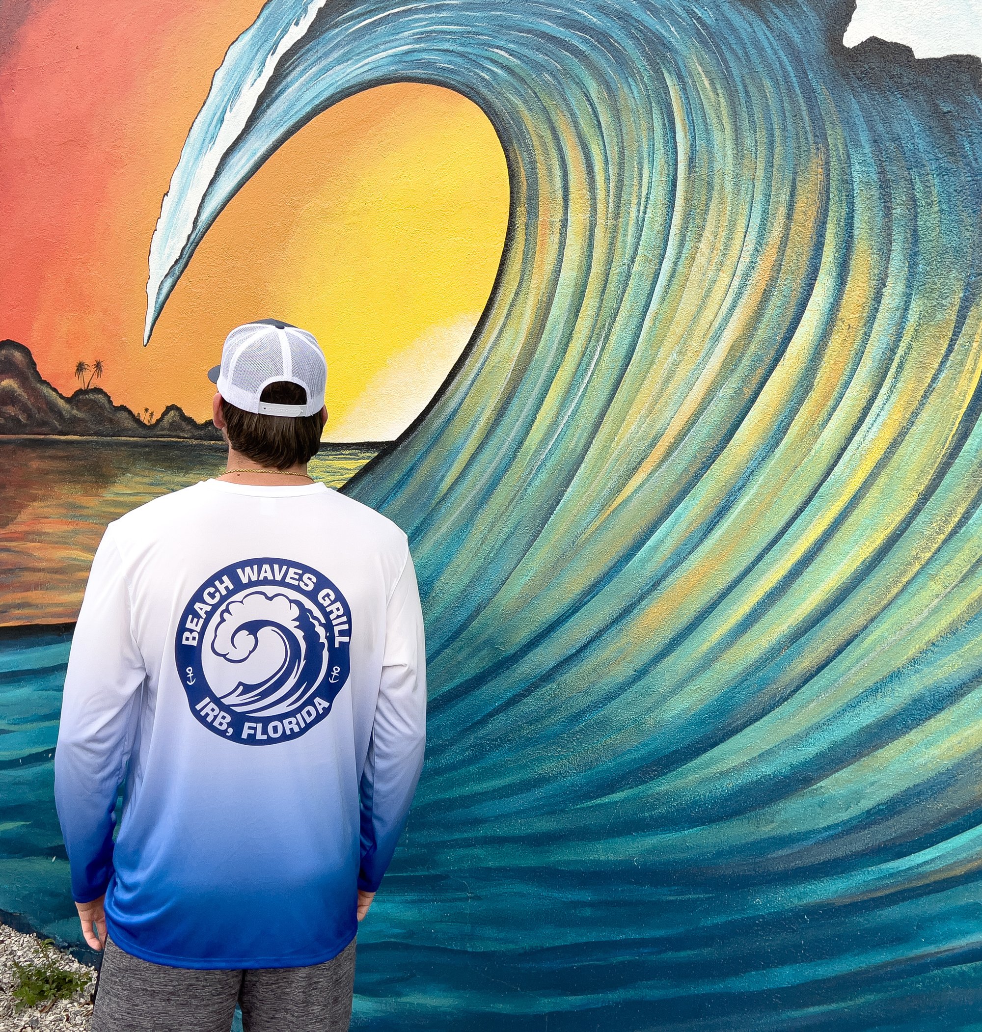 Branded fishing shirt