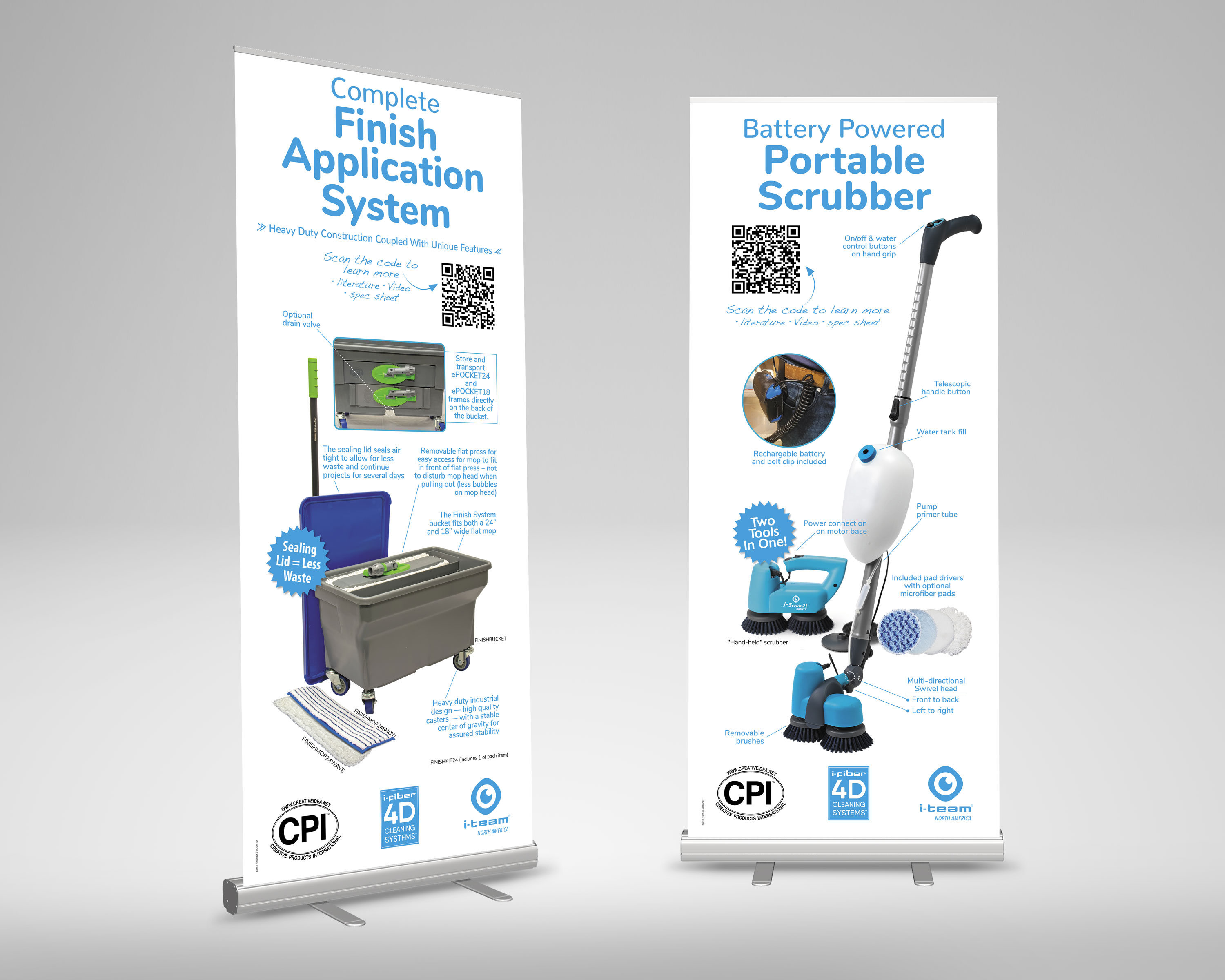Product pop-up banners