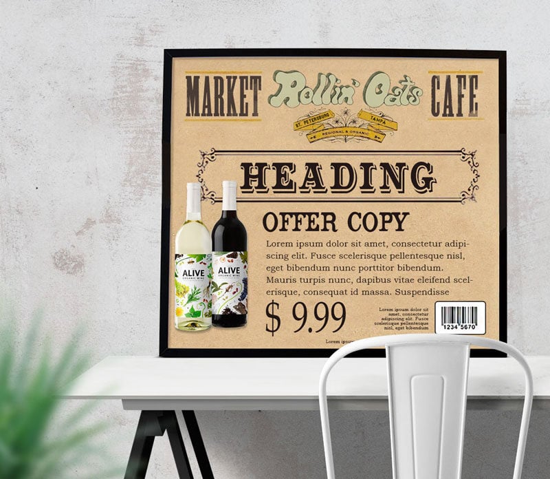 Point of Purchase (POP) signage